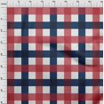 thumbnail image 3 of oneOone Polyester Lycra Blue Fabric Gingham Check Fabric For Sewing Printed Craft Fabric By The Yard 56 Inches Wide, 3 of 4