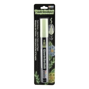 Marvy UchidaÂ® Glow In The Dark Decofabric & Paper Paint Marker Medium Tip