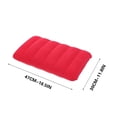 thumbnail image 2 of Inflatable Travel Pillow for Camping & Office Naps, Portable Inflatable Nap Pillow with Soft Velvety Fabric, Compact Design for Easy Storage & Transport, 2 of 3