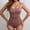 Café, variante sur fartey Gaine pour Femmes Sans Coutures une Pièce à Boucle, Rehausseur Abdominal, Rehausseur de Hanches, sous-Vêtements Extensibles Amincissants, Corset pour le Corps