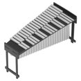 thumbnail image 3 of Mini Marimba, Exquisite Handcraft Glossy Appearance Resin Material Marimba Model  For Kids For Table Decoration For Music Lovers For Gift, 3 of 8