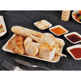 thumbnail image 4 of Sushi n' Dessert Plate|Bio Mart Areca Palm Leaf Plate|100% Natural Eco-friendly Re-usable Backyard Compostable Disposable Biodegradable|Produce Fruit, Chocolate, Vegetable Plate|Pack of 10, 25 or 100, 4 of 7
