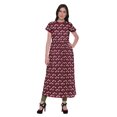 thumbnail image 1 of Moomaya Kurtis en Coton à Fente avant pour Femmes, Kurti Longue Imprimée, Robe, Haut Indien, 1 of 5
