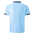 thumbnail image 4 of Dvkptbk Men Short Sleeve Button Regular Pullover Top Comfort Casual Work T-Shirts on Clearance, 4 of 4