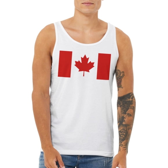 Canada Flag Maple Leaf Canadian Adult Unisex Tank Top