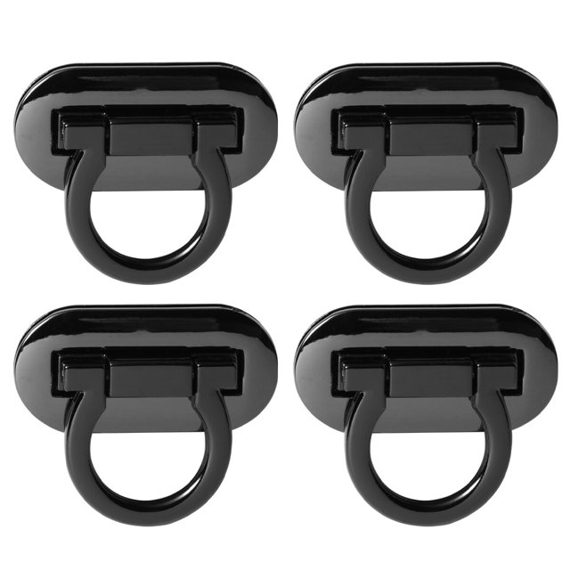 Miangastore Padlock For Luggage Rectangular Fashion Design 4Pcs 0.8x1.6in