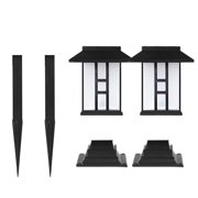 TopLLC Solar Lights Outdoor LED Outdoor Solar Lights, Land-scape Spotlights, Garden Lights, Wireless Solar Powered Outdoor Lights/Lighting For Yard, Walkway Waterproof Solar Garden Lights