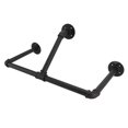thumbnail image 4 of Industrial Pipe Clothes Display Rack, Clothing Hanging Rod Bar Iron Anti Scratch Durable Corrosion Resistance Modern Minimalist  For Home, 4 of 8