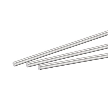 Unique Bargains Aluminum Solid Round Rod 2mm Diameter 400mmLength Lathe Bar Stock 20pack