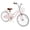 Rose, variante sur Prorider Vélo pour Enfants 20 Pouces avec Guidon et Selle Réglables en Hauteur, Frein à Main et Frein à Rétropédalage, Bleu