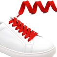 thumbnail image 3 of Solid Flat Shoelaces Hollow Thick Athletic Shoe Laces Strings 2 Pair, 3 of 7