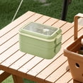 thumbnail image 4 of Border Student Bento Box Children Sealed Fruit Box Salad Box Work Microwave Lunch Box Chopsticks Dip Container Cute Kids Bento Lunch Box, 4 of 6