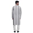 thumbnail image 3 of Atasi Button Down Asymmetric Printed Long Sleeve Rayon Kurta Pyjama Set, 3 of 4