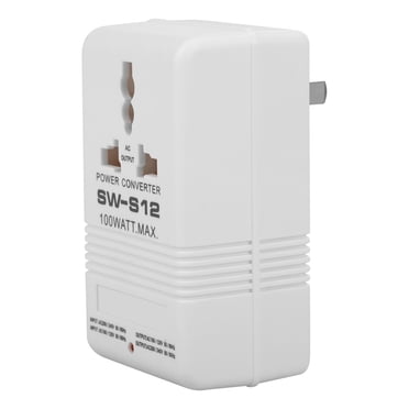 WALFRONT Convertisseur de Tension 100W 110V/120V vers 220V/240V Élévateur&Descendant Transformateur (Fiche standard CN), Convertisseur de Puissance, Convertisseur de Tension 100W