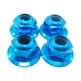 thumbnail image 1 of fastboy 4pcs/set Aluminum Alloy Nylon Wheel Lock Nut For 1/10 Axial SCX10 Crawler Crawler S Durability Blue 1Set, 1 of 6