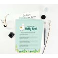 thumbnail image 3 of Inkdotpot Llama Gender Neutral Who Knows Daddy BestBaby Shower GameCards FunActivity Cards Set Of 50Party Theme, 3 of 5