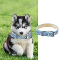 thumbnail image 2 of Reflective Instagram Wind Leather Check Pet Collar for Cats and Small Dogs with Glowing Light Ring, 2 of 4