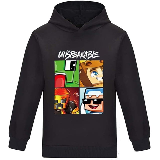 Enfants Unspeakable Drôle YouTube Joueur Chandails à Capuchon pour Garçons et Filles T-Shirts Hauts Hoody T-Shirt