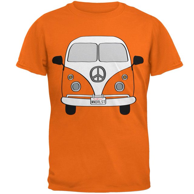 Halloween Travel Bus Costume Camper Wanderlust Mens T Shirt