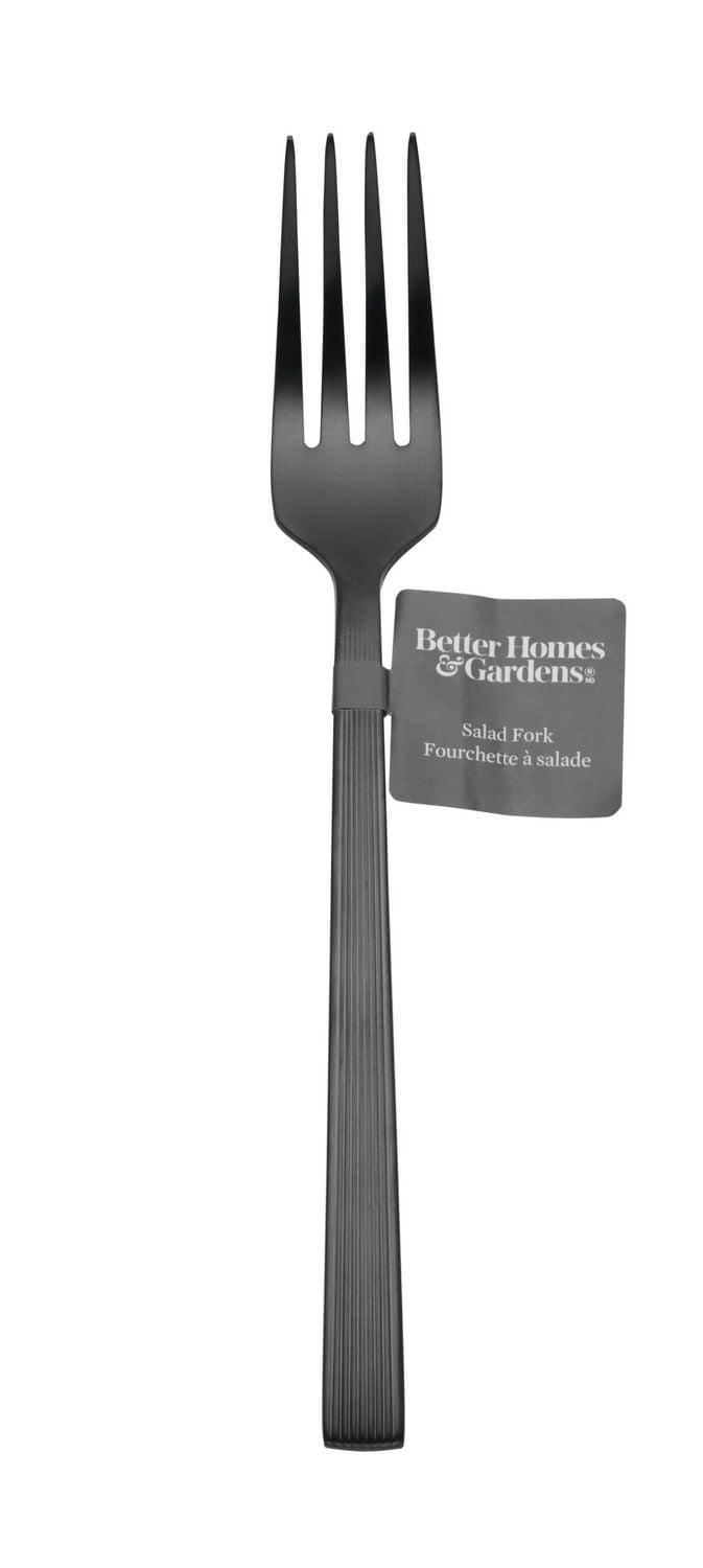 Better Homes & Gardens River Black Satin Salad Fork