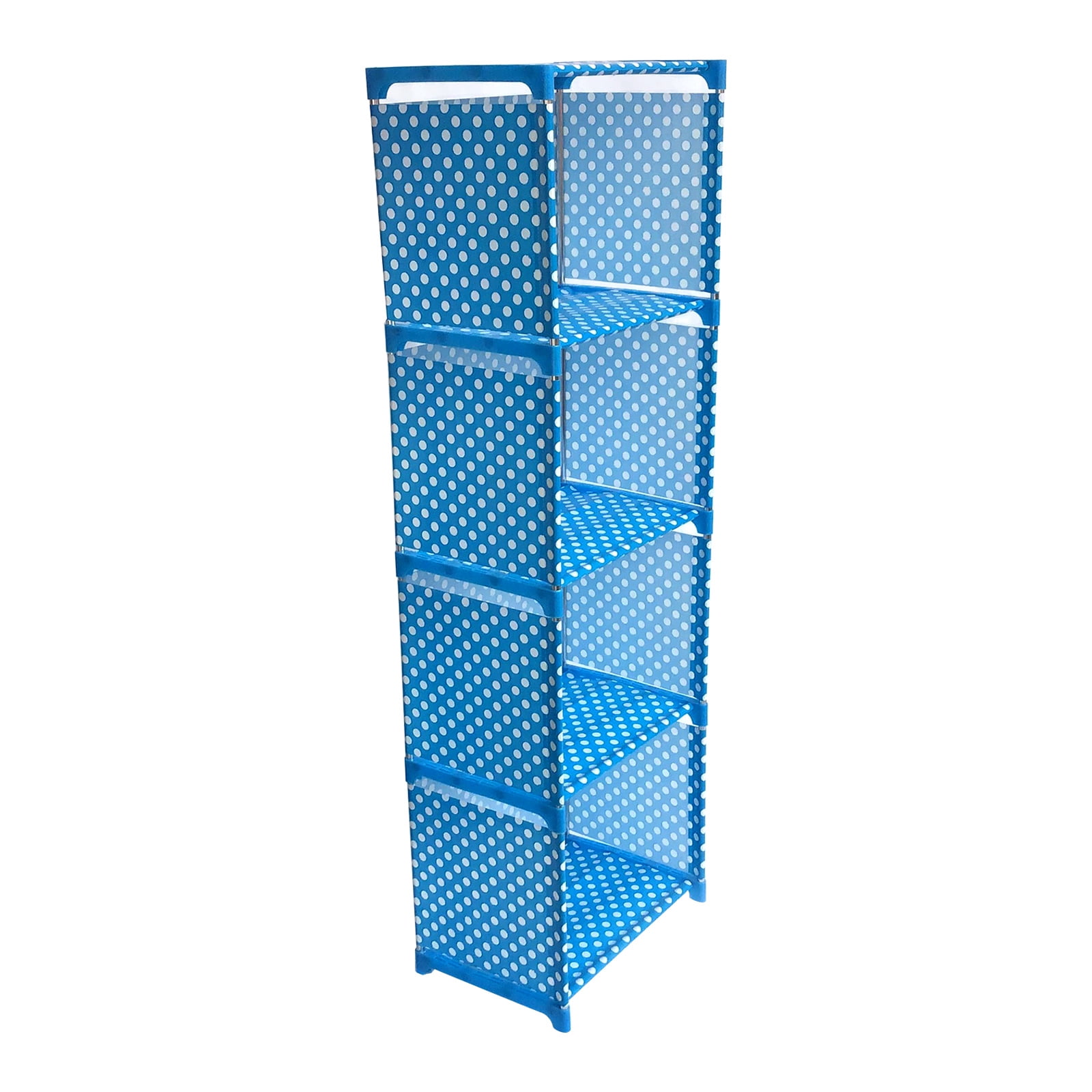 yeacher 4 Tiers Cube Bookcase Book Shelf Multifunctional Storage Rack for Books Shoes Toys Green Plants Decorations Bedroom Study Room Kitchen
