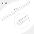 thumbnail image 2 of Unique Bargains 10mm ID x 14mm OD x 305mm Clear Rigid Acrylic Pipe Round Tube 2 Pack, 2 of 6