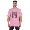 thumbnail image 1 of Inkmeso T-shirt à Col Rond pour Homme, Graphique Imprimé « J'ai Demandé à Dieu Mon Meilleur Ami, Il m'A Envoyé Mon Fils », Tee pour Père Fils Amour, 1 of 7