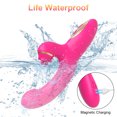 thumbnail image 3 of XBONP Rabbit Vibrator for Women, Sex Toys with 10 Vibrations & Tongue Licking, 3 In 1 Waterproof Adult Toy for Couples, 3 of 6