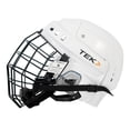 thumbnail image 2 of V3.0 Casque Powertek Blanc avec Grille - SR Medium, 2 of 9