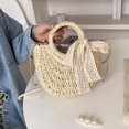 thumbnail image 1 of CHUANK Crossbody Bag Moon Shape Large Capacity Straw Multipurpose Single Shoulder Strap Bag for Beach, 1 of 8