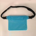 thumbnail image 2 of ziyahi Pochette de Natation Imperméable Sac Sec avec Sangle de Taille Réglable Bleu Lac, 2 of 5