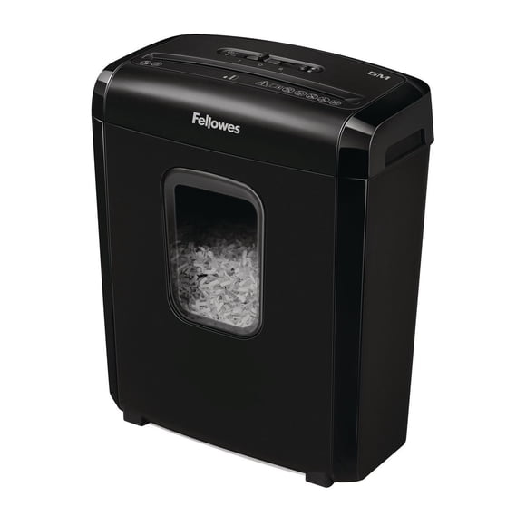 Déchiqueteuse Microshred 6M à micro-coupe - Noir