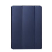 For Samsung Galaxy Tab A9+ Case 11 inch PU Leather Silicone TPU Back For Samsung Galaxy Tab A9 Plus SM-X210 Cover Tablet Case Dark Blue Tab A9 Plus 11 inch