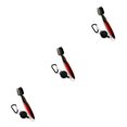 thumbnail image 1 of Redempat Stainless Steel Golf Club Brush Portable Solid Color Shoe Brushes Red Lidless 3Set, 1 of 6