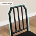 thumbnail image 5 of 3-Piece Dining Table for 2 with Ultra Comfortable PU Cushion, Small Table and Chairs Set for Kitchen and Apartment, 5 of 5