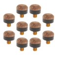 thumbnail image 4 of 10Pcs Billiards Cue Tip Universal Indoor Game Snooker Pool Cue Tip Pool Cue Tips 12MM, 4 of 9