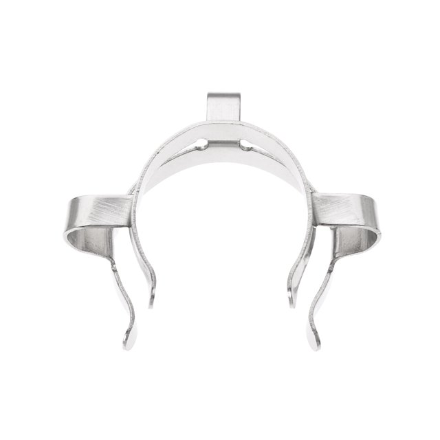 Unique Bargains Silver Tone Joint Clip Lab Clamp Mounting Clips for 29/32mm 29/42mm Glass Taper Joint Laboratory Tool