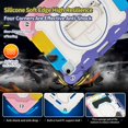 thumbnail image 4 of XYX 3in1 Rotating Stand Case for iPad Air 11 (2025)/iPad Air 11 (2024)/iPad Pro 11 inch (2022/2021/2020/2018) with Hand/Shoulder Strap, Shockproof Rugged, Black, 4 of 7