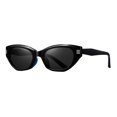 thumbnail image 2 of Cat Eye Glasses for Women Hexagonal Eye Pack Vise Z87 Frame Light Blocking Lens Thin Wire Glasses Big Frame Women Hot for Women 70's Glasses Rectangular for Women Non compatible with Polarized for, 2 of 4
