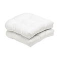 thumbnail image 2 of Coussin de Siège en Osier, Ensemble de 2, Remplacement Saisonnier Printemps/été Blanc, 2 of 8