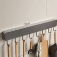 thumbnail image 4 of Kitchen Utensil Hangers Wall Mounted Adhesive Hooks No Drilling Removable and Adjustable Space saving, 4 of 4