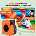 thumbnail image 2 of KFFKFF Air Pump, 1100W, 1.5 & 1.7 HP, Ideal for Inflatable Structures, Commercial Grade Blower for Inflatables, 3100 RPM Electric Fan for Bouncy Castles, Waterslides, Certified to UL Standards, 2 of 9