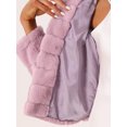 thumbnail image 5 of INSPIRE CHIC Veste Courte Duveteuse pour Femme en Fausse Fourrure à Col Rabattu, Ouverte à l'Avant, S Rose, 5 of 5