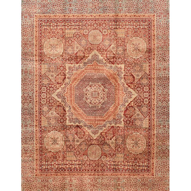 Ahgly Company Tapis d'Intérieur Rectangulaire Abstrait Rouge Tapis de Zone Abstrait, 2 Pieds x 5 Pieds