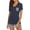 X-b-Navy, variante sur Mrat Ensembles de Pyjama Mignons pour Femmes Vêtements de Nuit T-Shirt et Shorts Ensemble de Pyjama Ensemble en Coton Ensemble de Pyjama pour Mariée P-90 Bleu TG