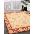 thumbnail image 2 of Ahgly Company Indoor Rectangle Abstract Mustard Yellow Oriental Area Rugs, 8' x 10', 2 of 6