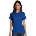 thumbnail image 1 of Hanes Polo de Performance Cool DRI Sport pour Femmes, P, Bleu Royal Foncé, 1 of 5