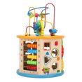 thumbnail image 4 of Dioche Wooden Bead Maze, Durable Bead Maze, Safe Colorful Stable For Above 3 Years Old Children, 4 of 8