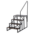 thumbnail image 2 of Yiwa Heavy Duty RV Step Ladder with Handrail, Stable Stairs for Mobile Homes, Pools, Hot Tubs, and Trampolines, 2 of 6