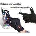 thumbnail image 2 of Touchscreen Fleece Insulated Gloves, Thermal Windproof Snow-Proof Warm Gloves Winter Sports Ski Riding Bike Mittens, 2 of 7